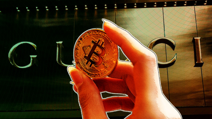 Fashion giant Gucci to start accepting crypto payments