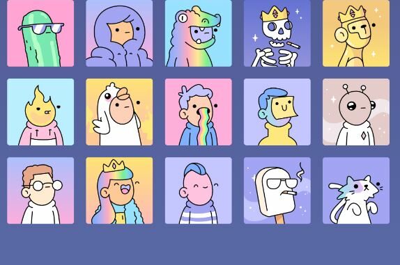 Doodles, screenshot from site