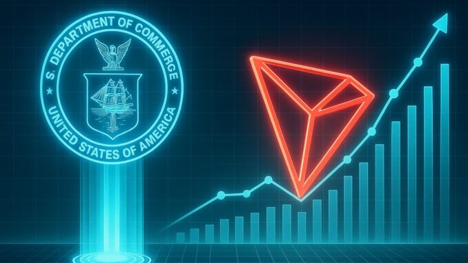 TRON Selected By US Department Of Commerce To Publish Economic Data Onchain