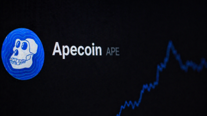 ApeCoin price falls sharply as NFT sector momentum fades