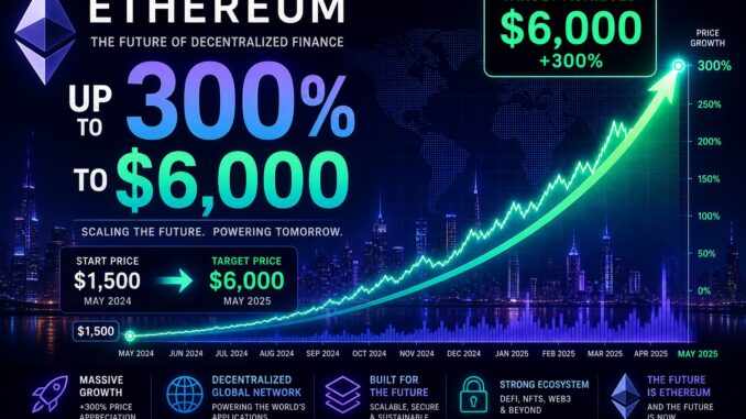 Does The Ethereum 300% Boost In Capacity Mean Price Can Rise 3x To $6,000?