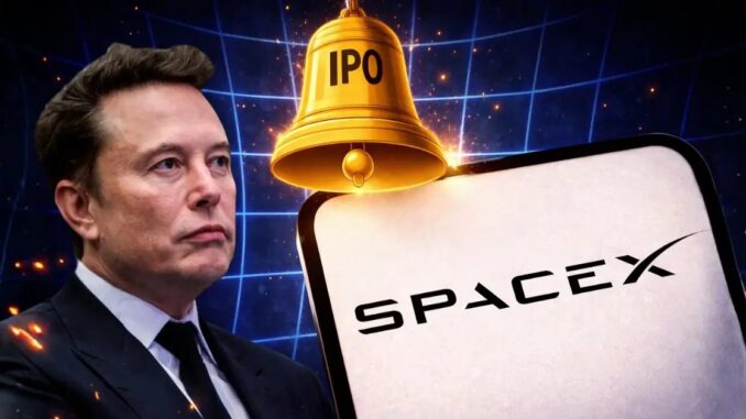 SpaceX IPO Sparks Crypto Sell-Off? $250B Drains Market Liquidity