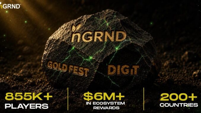 nGRND Gold Protocol Games Hits 855K Participants, Accumulating $6M in Rewards Ahead of Token Launch