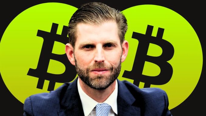 Eric Trump Discusses Bitcoin's Future Growth
