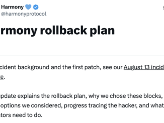 Harmony Protocol to Roll Back Network After Massive Exploit