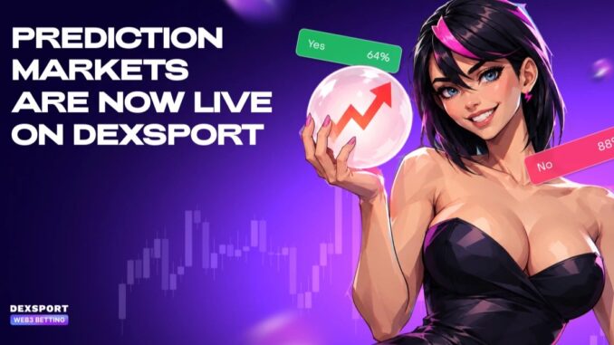 Dexsport Expands Into Prediction Markets as the Category Scales in 2026