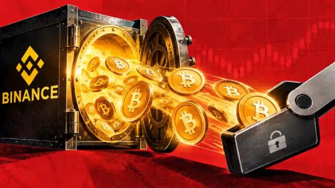 $3.3B in Bitcoin Leaves Binance in 15 Days as Outflows Hit 3-Year High